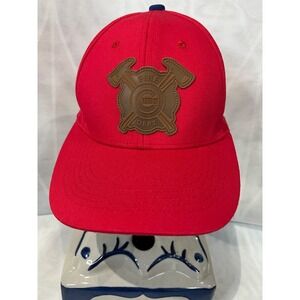 Chicago Cubs Red Fire‎ Department SnapBack Hat
